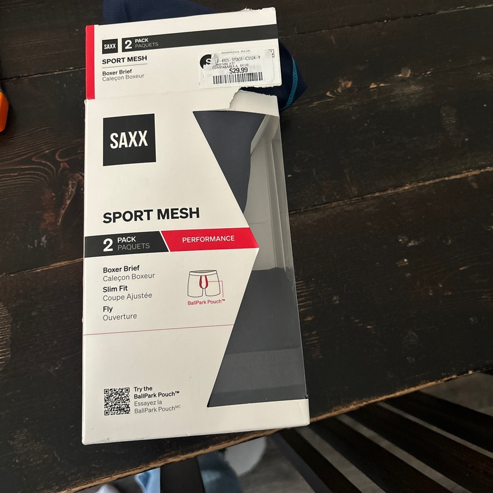 Saxx Black Boxer Briefs Premium Comfort
